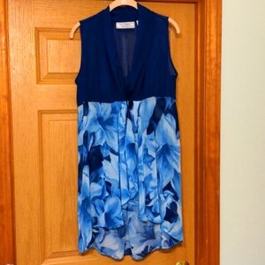 George Simonton sheer floral vest